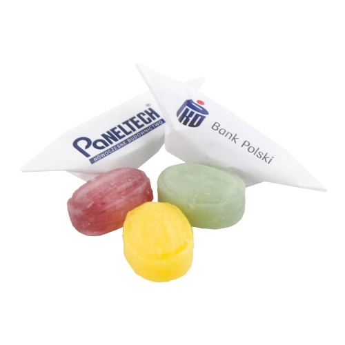 Cukierki mini owocowe z Logo firmy 15 kg