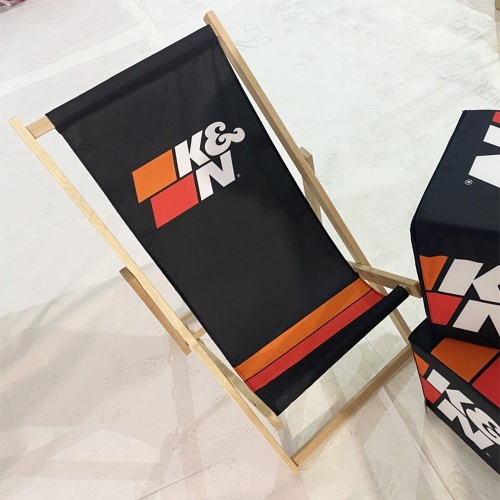 Leżaki reklamowe z nadrukiem na całej powierzchni materiału