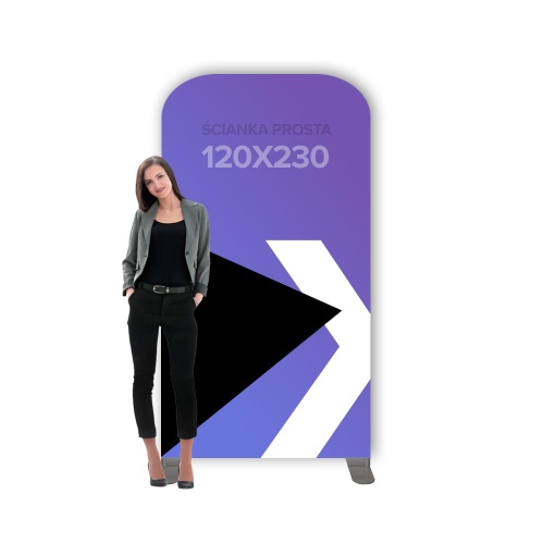 Ścianka reklamowa PROSTA 120 x 230