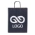 Granatowa torebka reklamowa z logo firmy