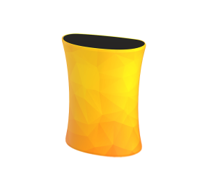 Trybunka tekstylna LONG OVAL z wydrukiem