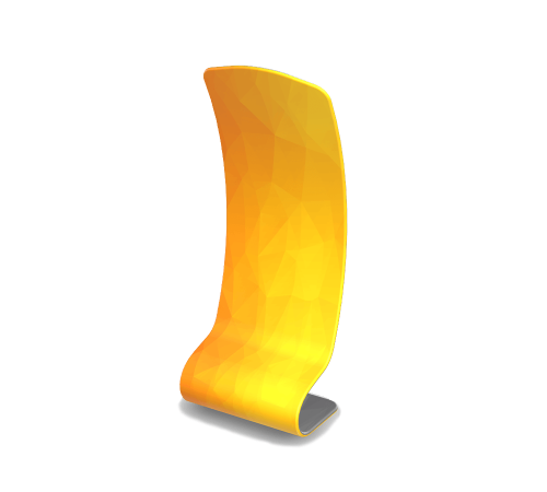 SNAKE 03 stand reklamowy z wydrukiem Materiał tekstylny z wydrukiem sublimacyjnym