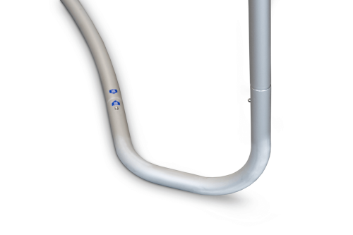 stelaz scianki aluminiowej lukowej 400 cm