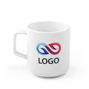 Kubek CINO 380 ml - Biały + nadruk LOGO 20 szt.