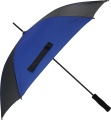 Parasol czarno-granatowy z zapięciem na rzep