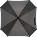 Parasol z czarnymi i szarymi panelami do nadruku logo