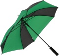Zielono-czarny parasol reklamowy do nadruku logo na 1 brycie.