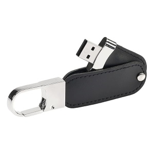 Skórzany pendrive reklamowy USB 3.0 z grawerem gratis od 10 szt.