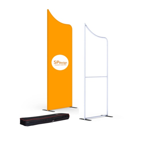 Ścianka reklamowa modułowa 80x230 cm / Moduł C / Straight Slope 1