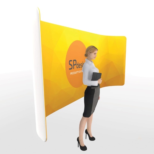 Ścianka tekstylna reklamowa Horyzontalna 238 x 600 cm