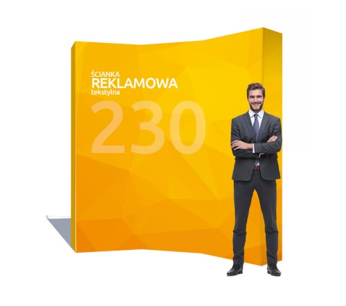 Ścianka Reklamowa Hop Up ŁUK 230x230cm