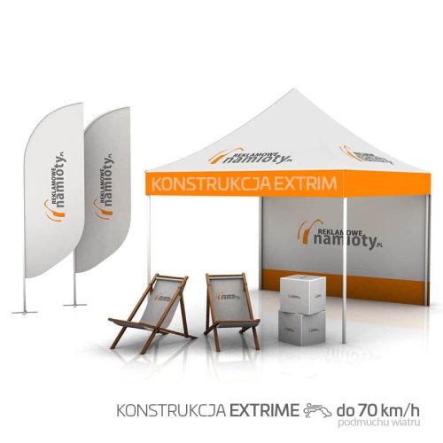 Namiot reklamowy z nadrukiem Sublimacyjnym Producent