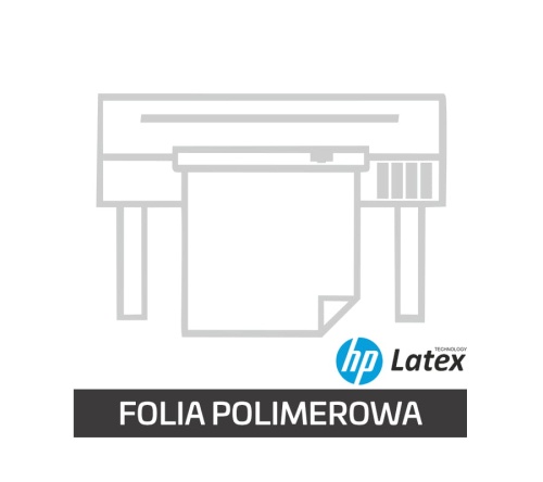 Folia polimerowa od 1m2 Wysokiej jakości druk HP Latex 