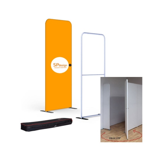 Ścianka reklamowa modułowa 80x200 cm / Moduł A / DRZWI 820